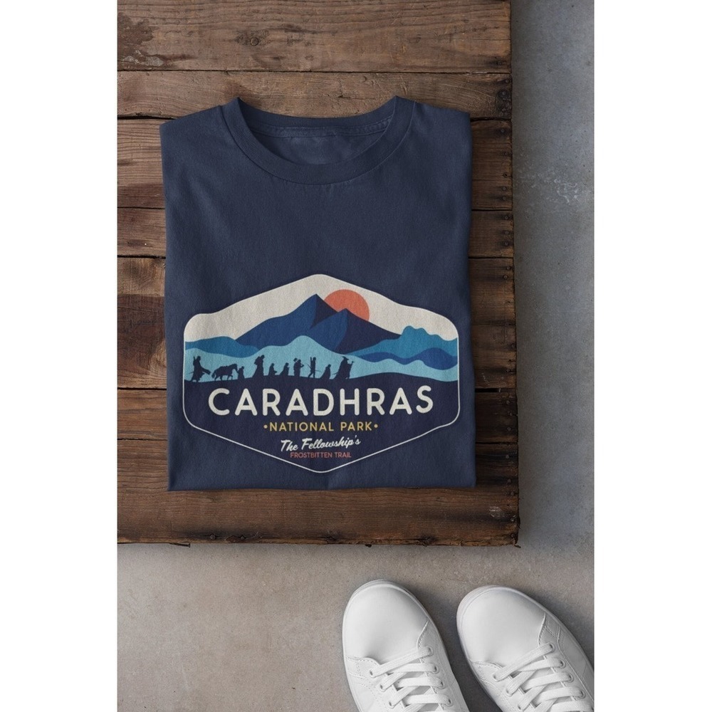 Caradhras Tshirt Lord Of The Rings Shirt Caradhras National Park Tshirt